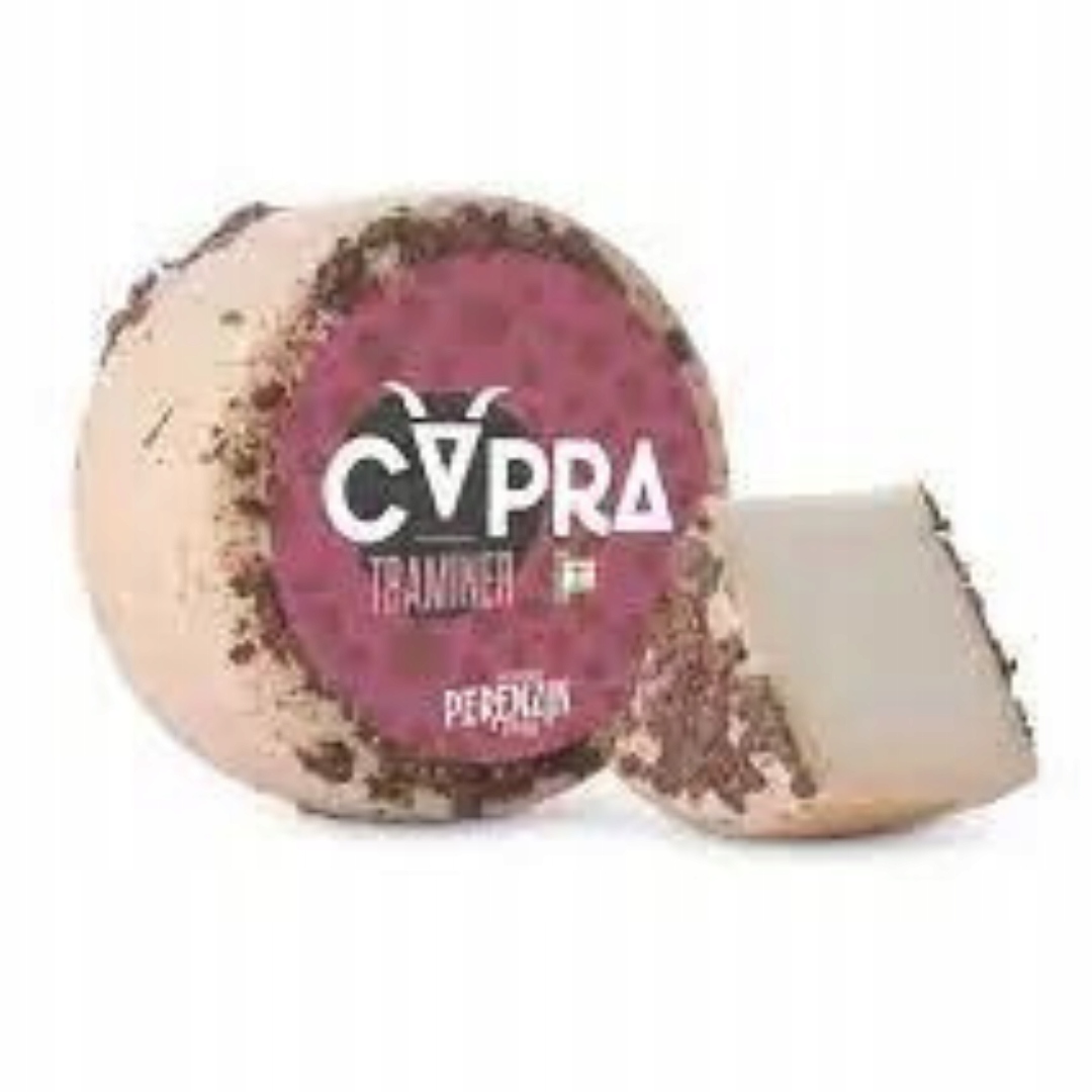 Ser Kozi dojrzewający w białym winie Traminer Capra 1kg Włoski