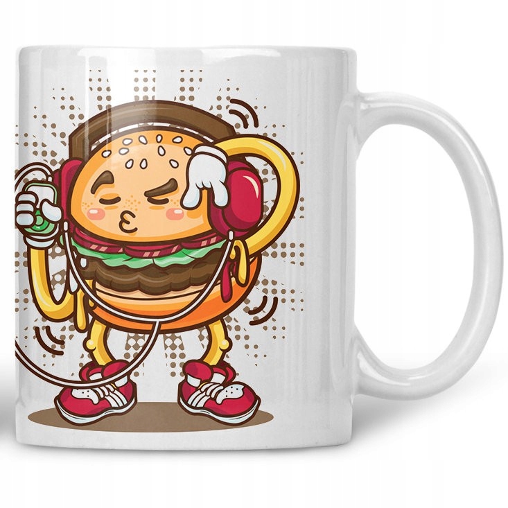 

Kubek Hamburger ze słuchawkami