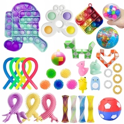

Zestaw Zabawek Antystresowych Fidget Toys Simple