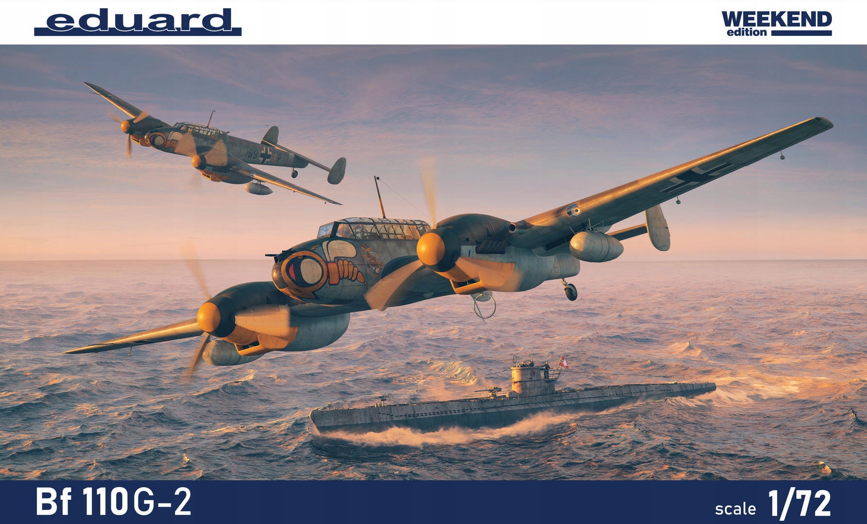 Eduard 7468 1/72 Messerschmitt Bf-110G-2 Weekend edition