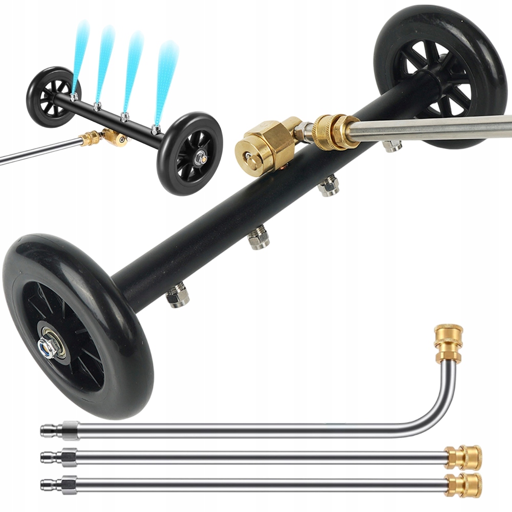 Tlaková Myčka Pod Karoserií, Výkonná, Multifunkční, Pro Podvozek 4000 Psi