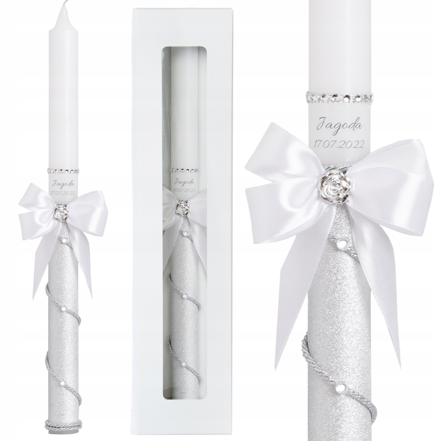 

Świeca Komunijna Do I Komunii Świętej Imię Data