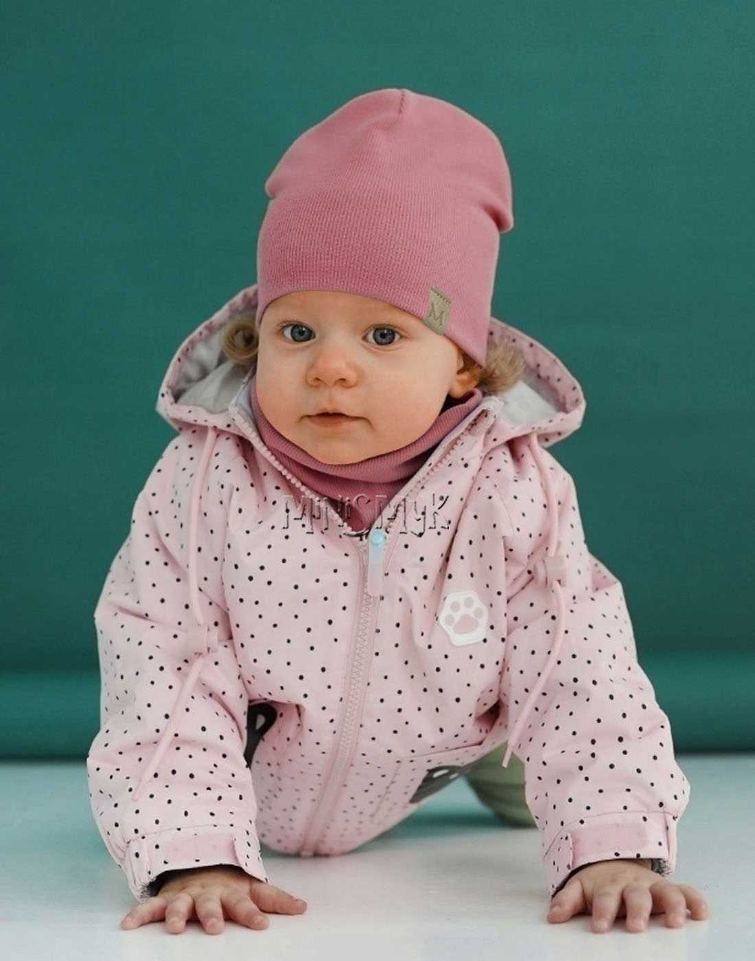 Czapka DWUWARSTWOWA JESIEŃ WIOSNA PRĄŻEK r 48-51 Płeć chłopcy dziewczynki