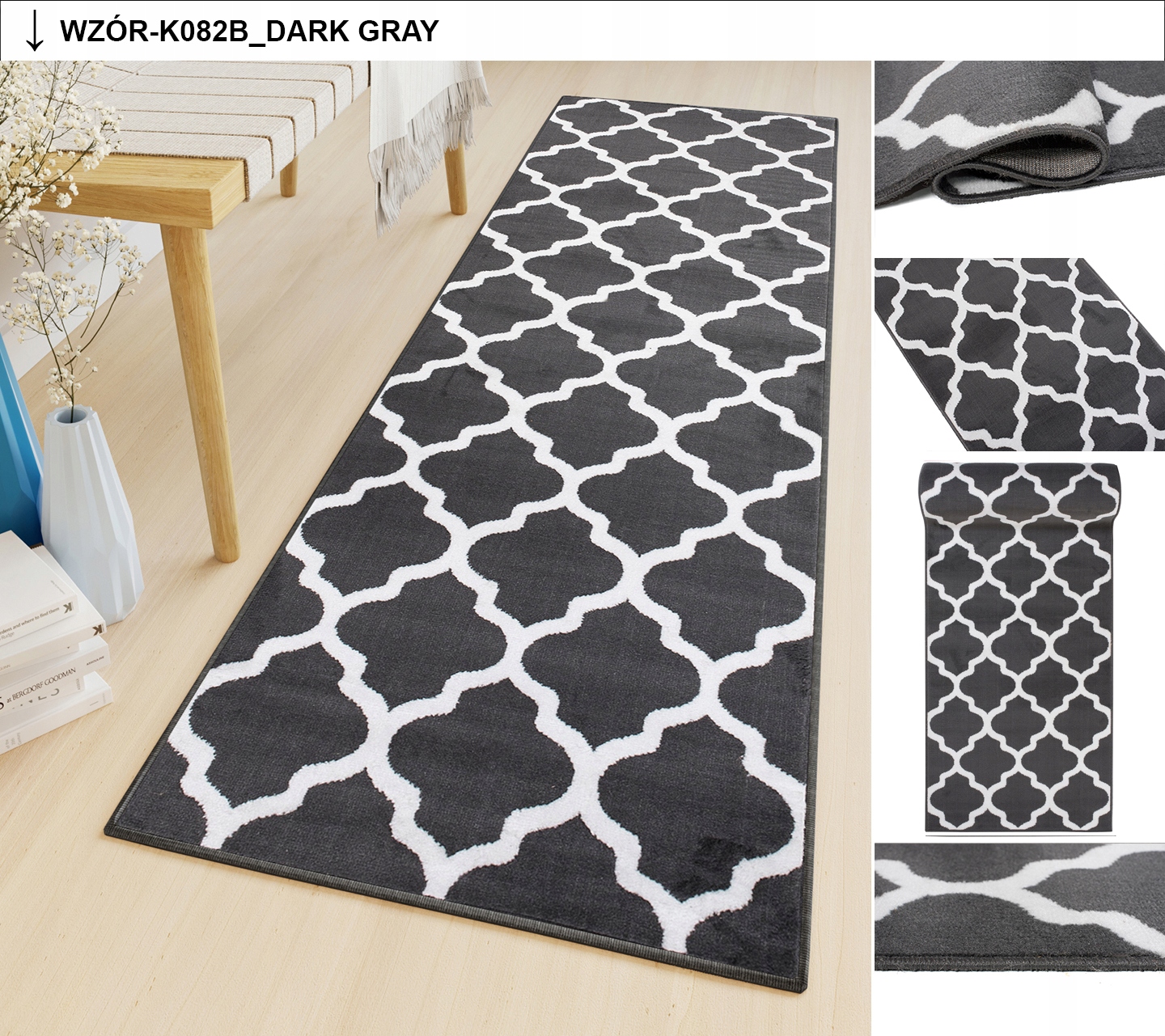 CHODNIKI 90cm MAROKAŃSKA KONICZYNA GWIAZDKI ROMBY Długość 10 cm