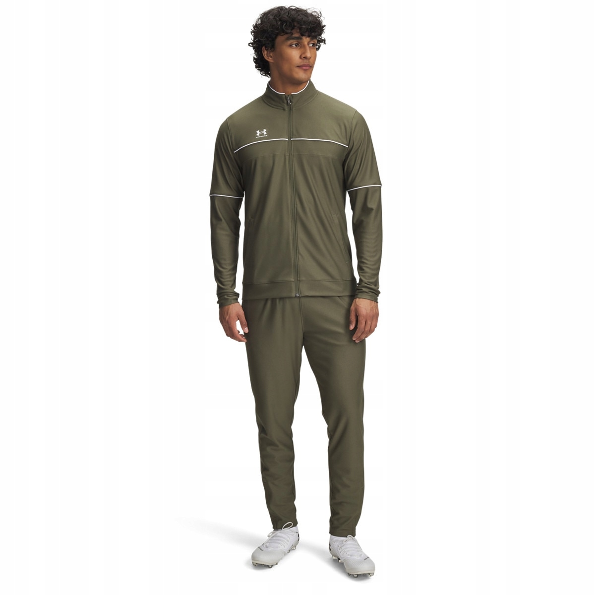 Męski dres komplet Under Armour M Challenger Tracksuit Zielony L