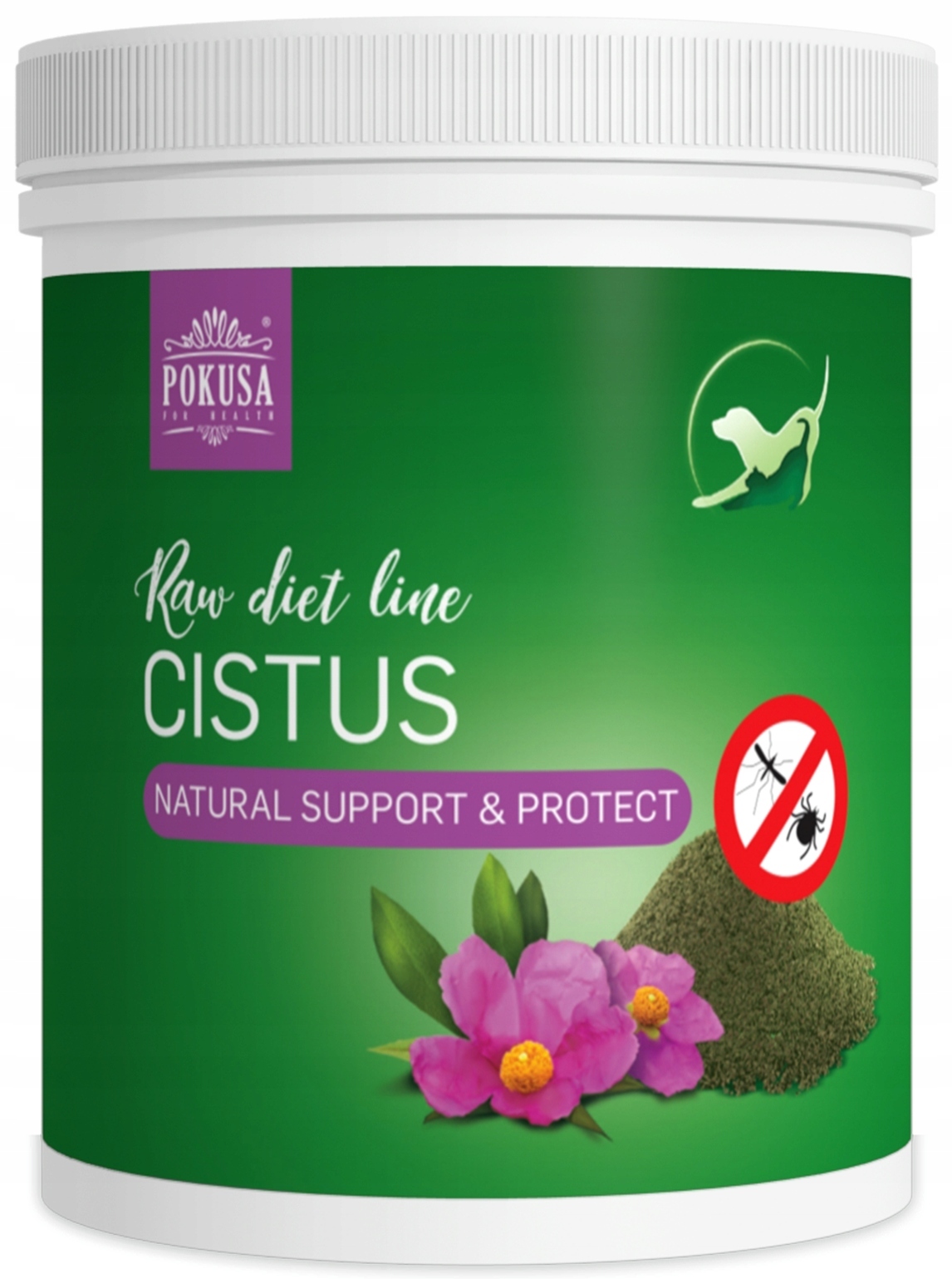 Pokusa Cistus Czystek Kleszcze Dla Psa Kota 500g-Zdjęcie-0