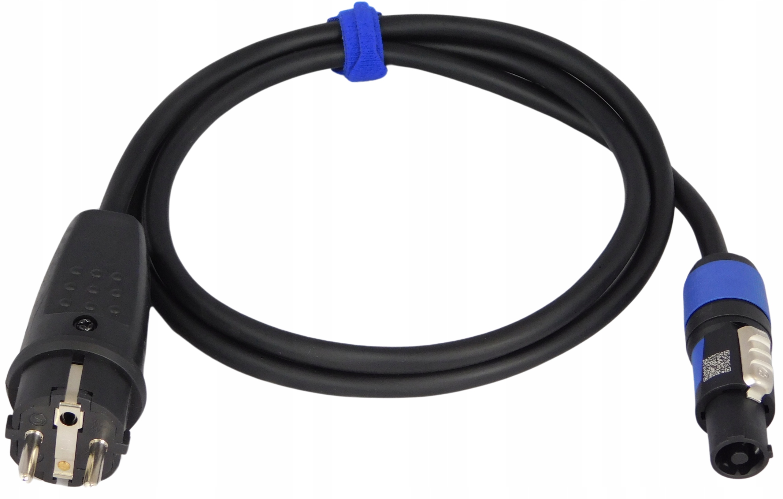 Powercon Napájecí Kabel Neutrik 3x1,5 Schuko 5 m