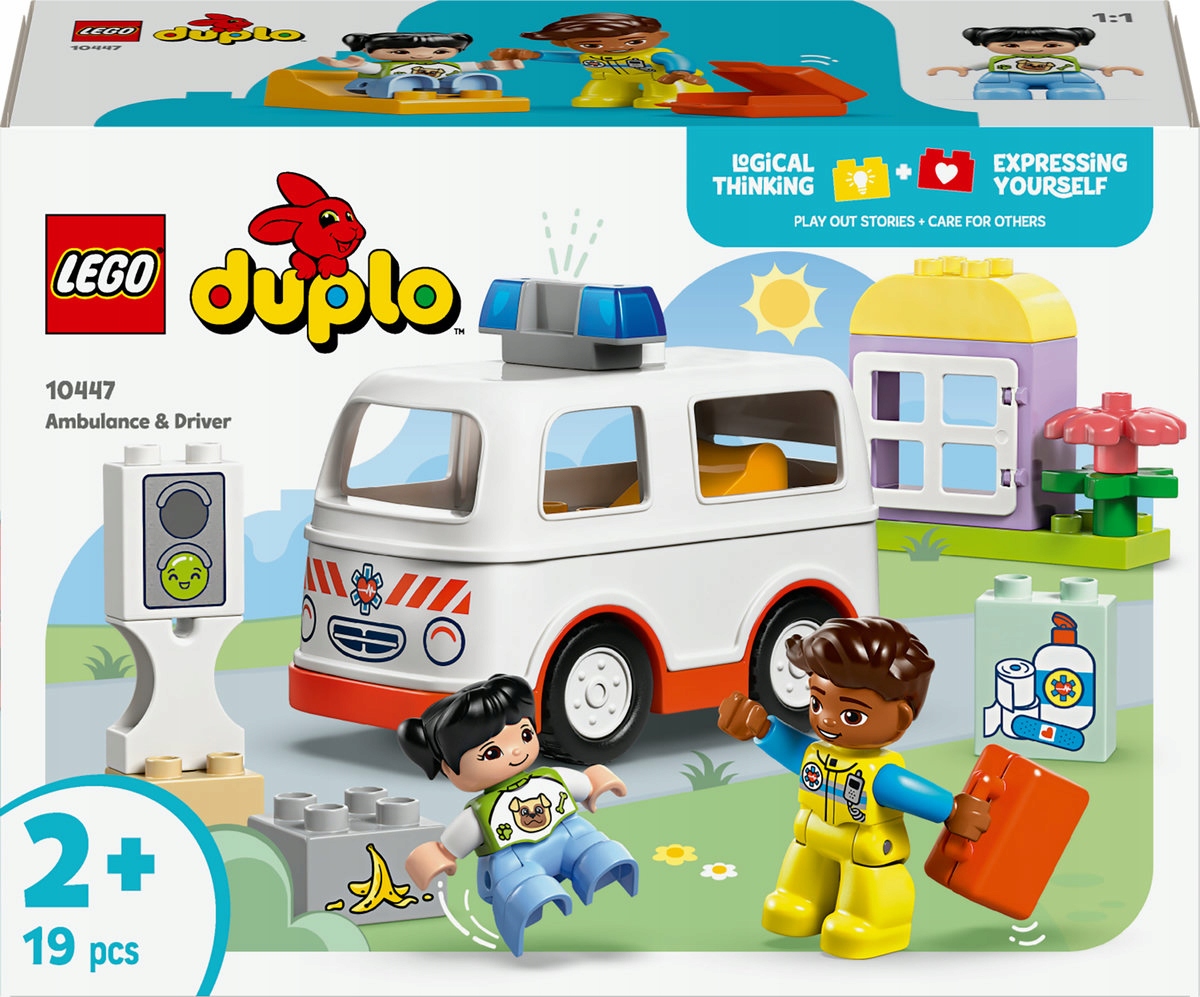 stavebnice Lego Duplo Sanitka S Řidičem 10447