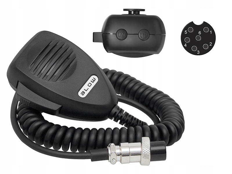 Mikrofon do Cb 6PIN przełączniki 6PIN
