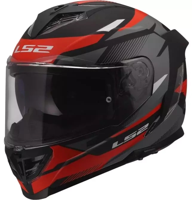 LS2 FF818 Storm III Komai Black Red Kask Motocyklowy Integralny M