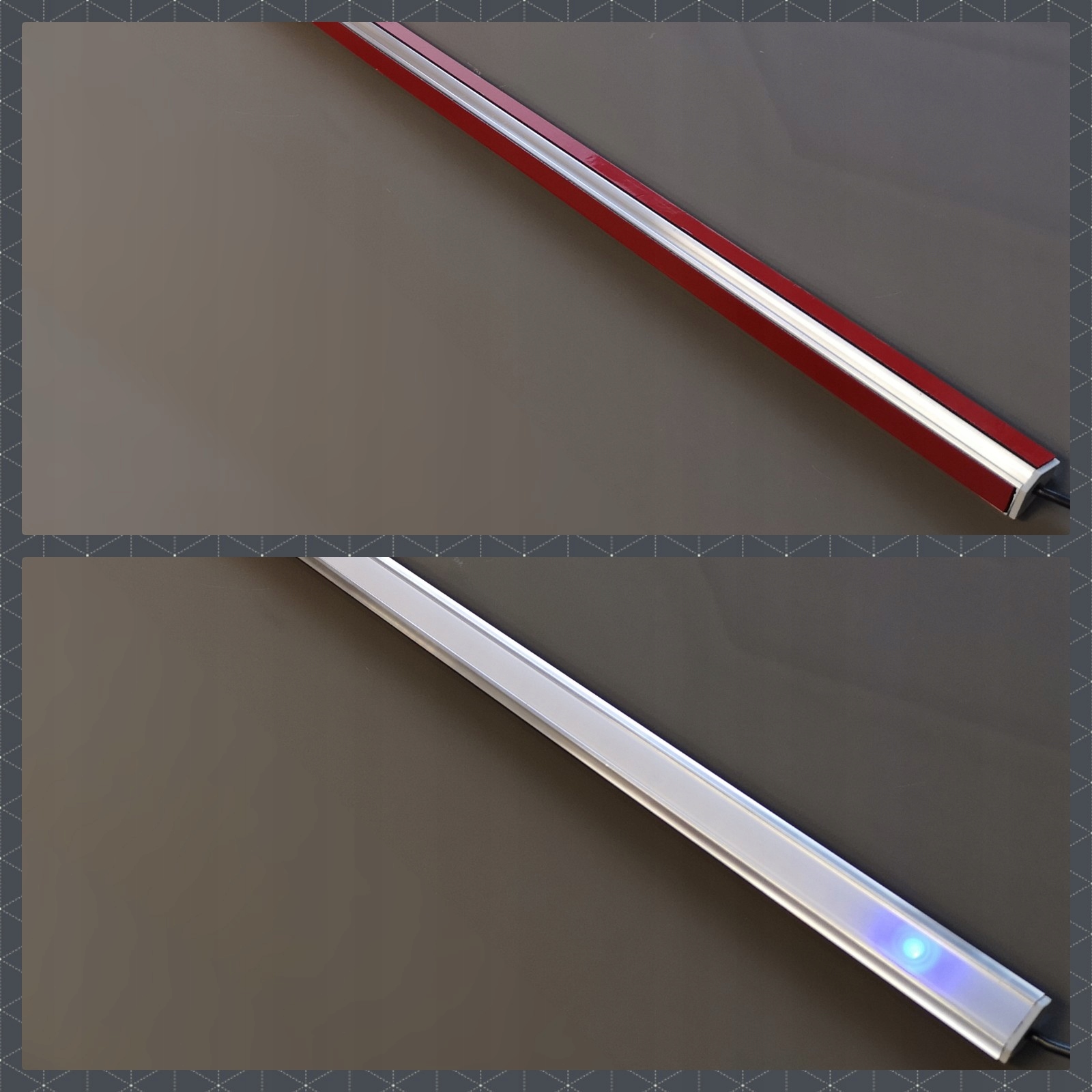 Listwa LED Ośw. PODSZAFKOWE PREMIUM 1m NAROŻNE Moc 18 W