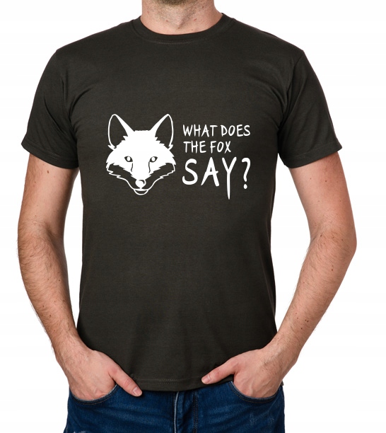 

koszulka What Does The Fox Say prezent