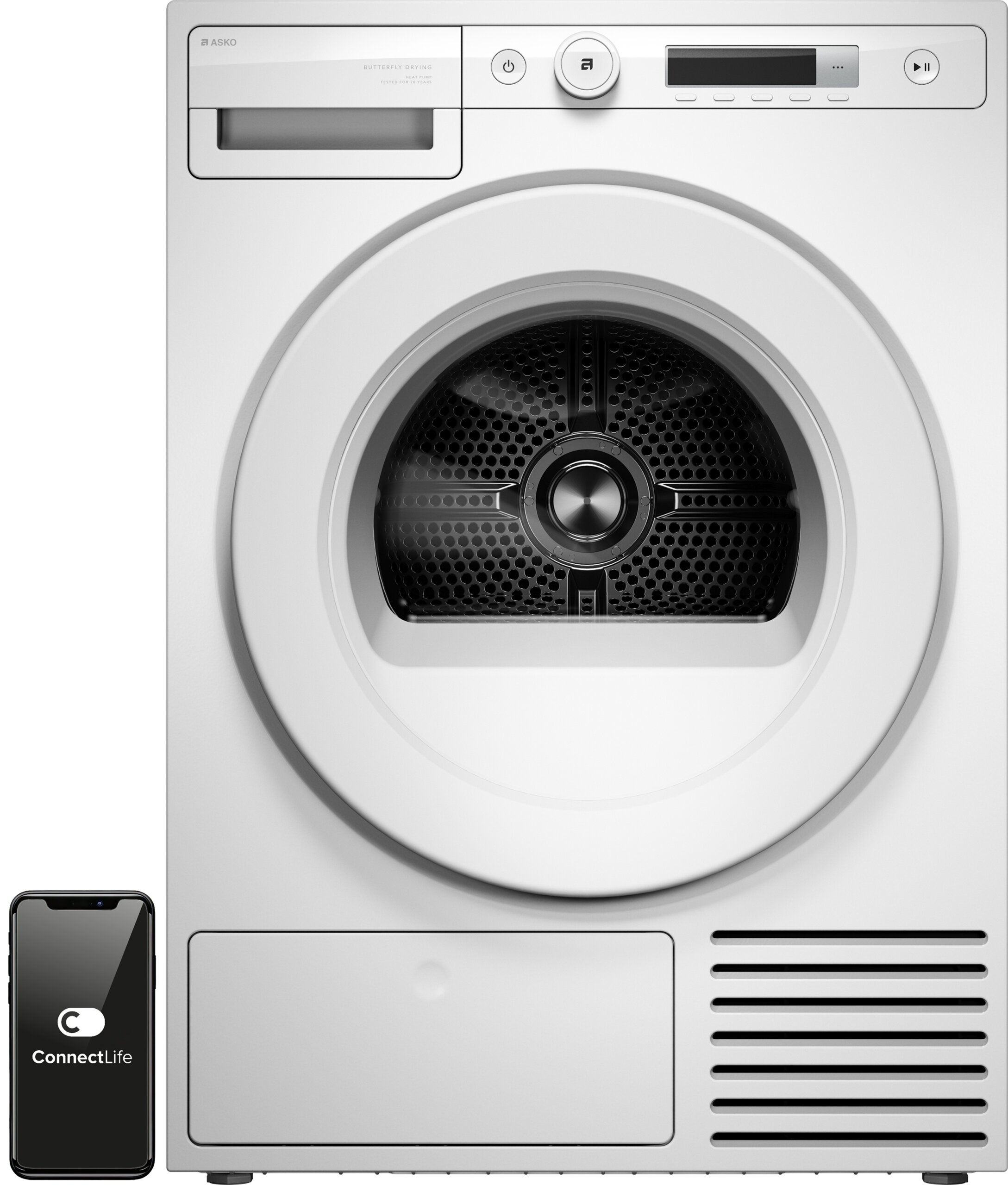 Suszarka ASKO T108HW z pompą ciepła