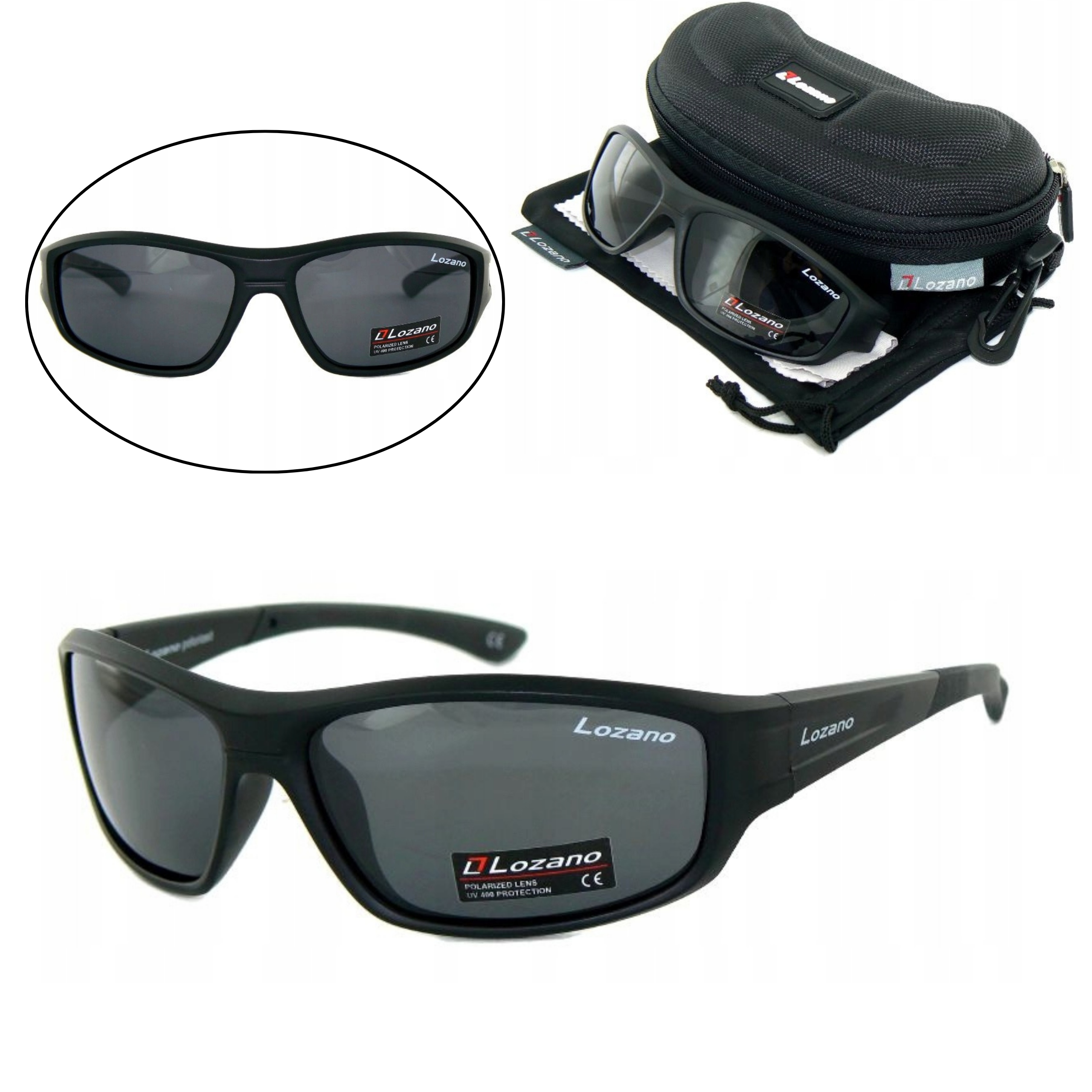 Sportovní Černé Sluneční Pánské Polarizační Brýle S Filtry UV400