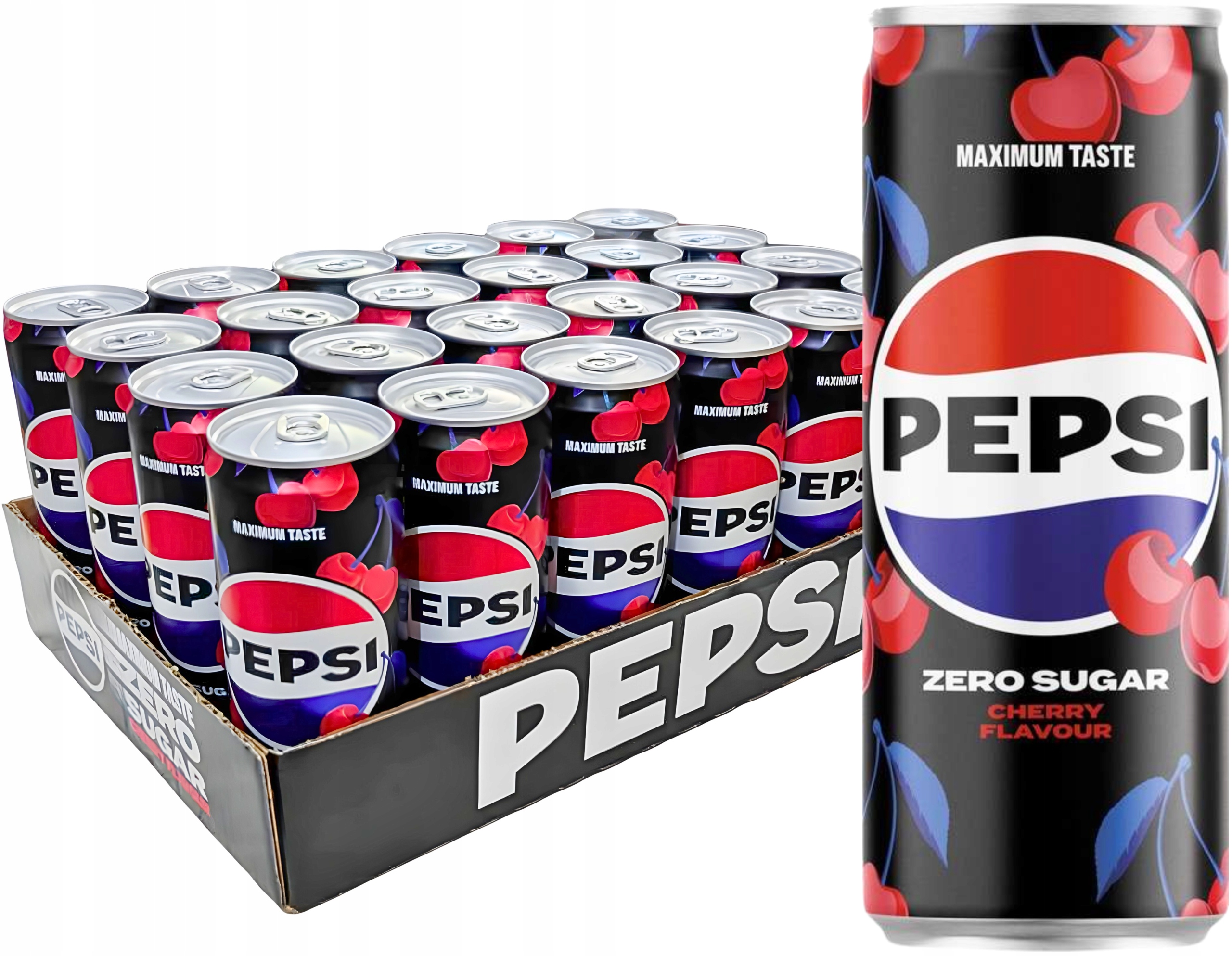 Pepsi Zero Sugar Cherry 24×330ml