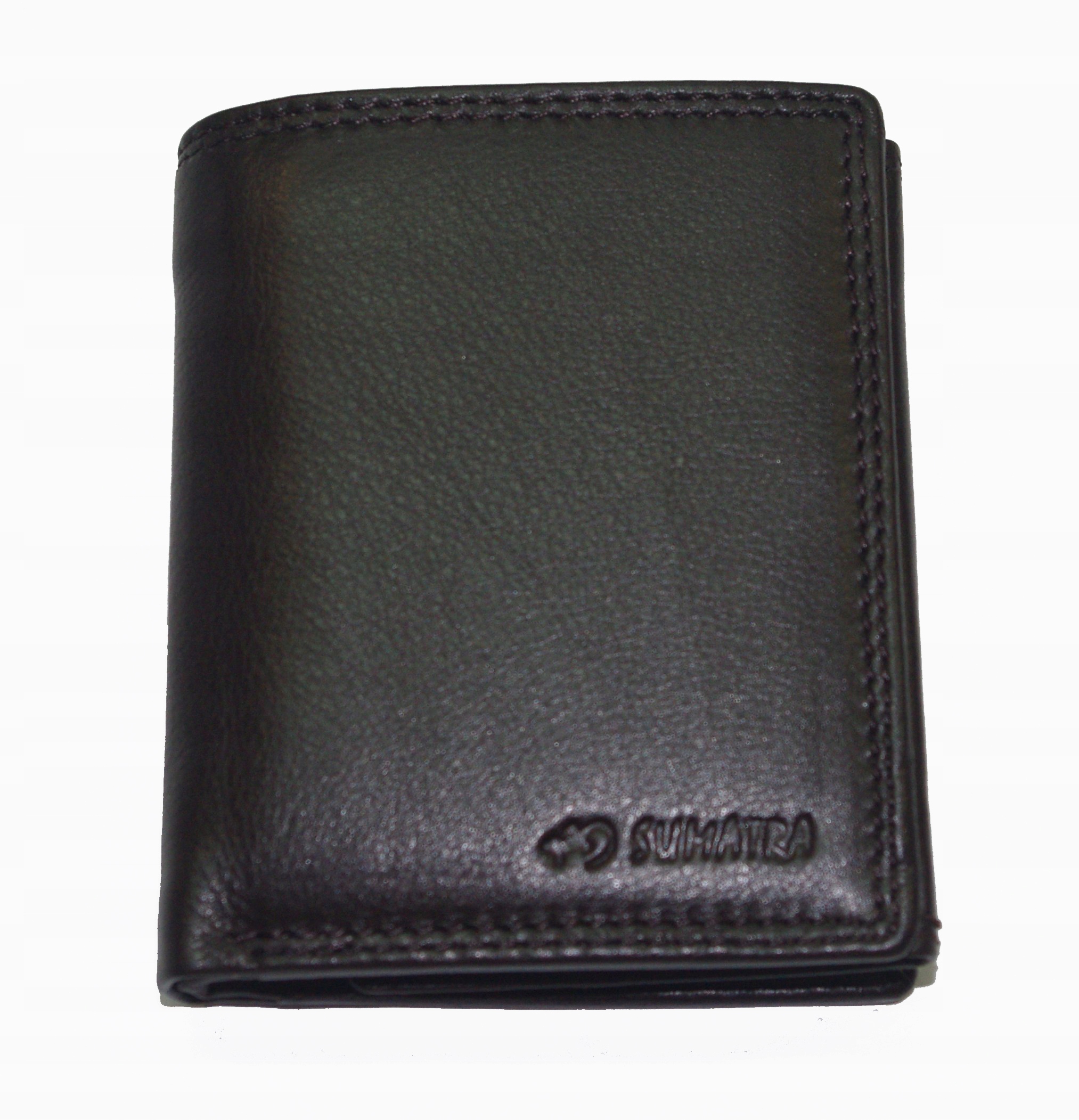 Sumatra pánská rozšířená kožená hnědá peněženka