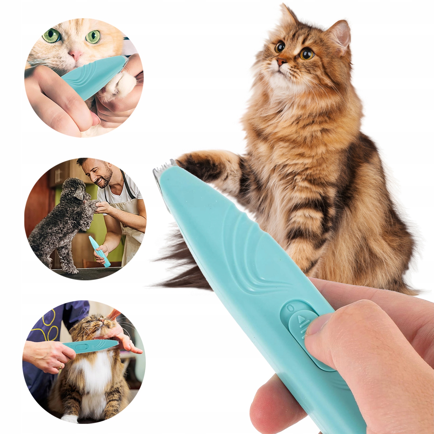 Levně Bezdrátový Elektrický Zastřihovač Pro Psa A Kočku, Tichý Zastřihovač Pro Kotě