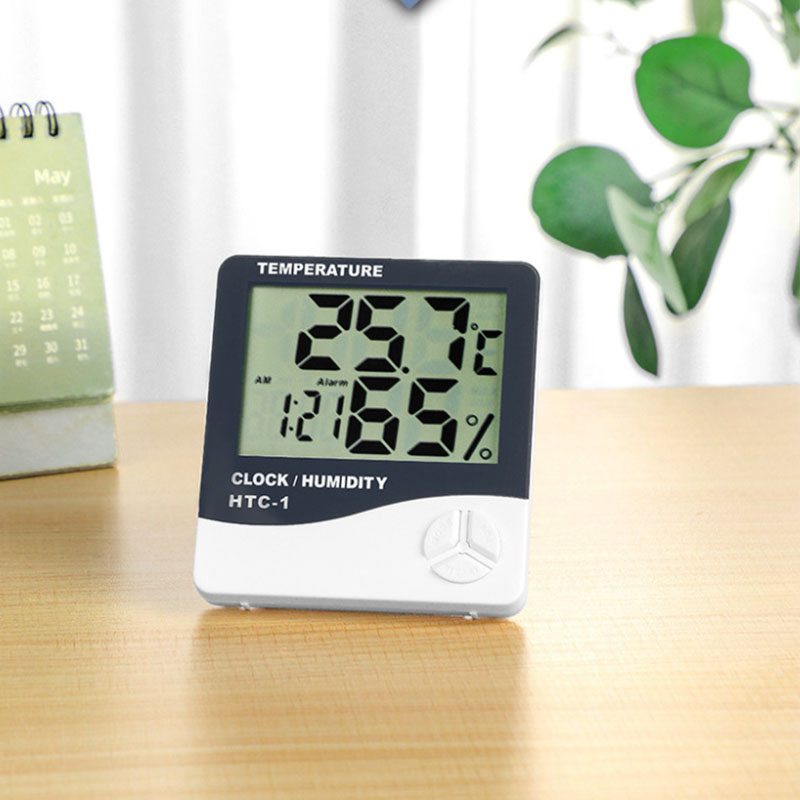 V2 TERMOMETR HIGROMETR ELEKTRONICZNY ZEGAR Model 000