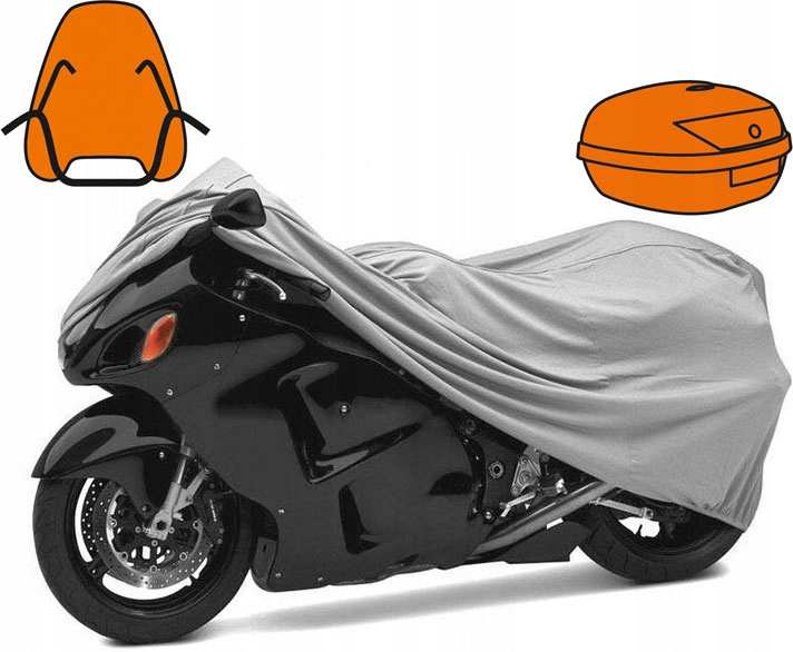 

Pokrowiec plandeka motor skuter przednia Szyba XXL