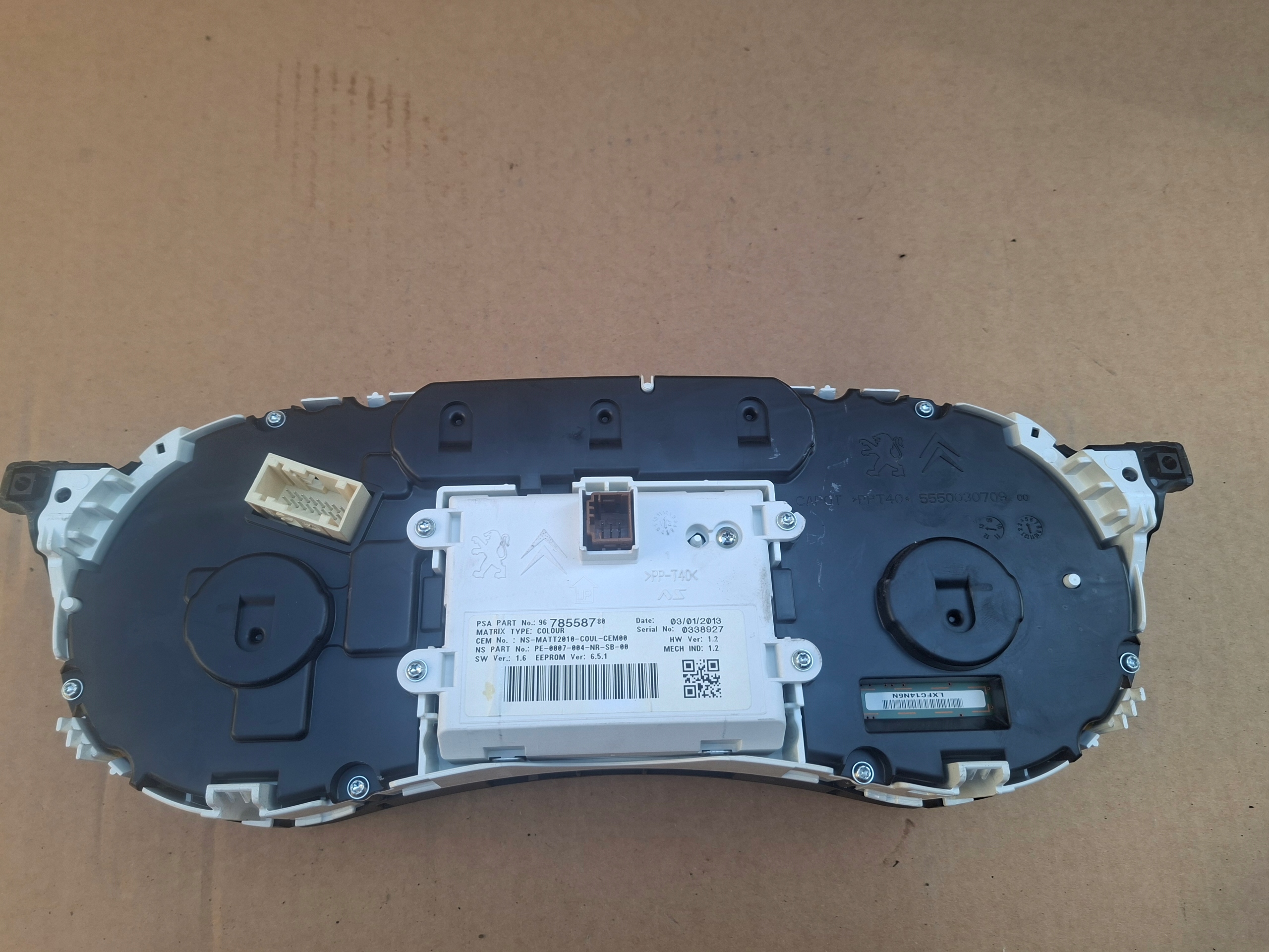 спидометр peugeot 508 и SW rxh Номер. 9678558780