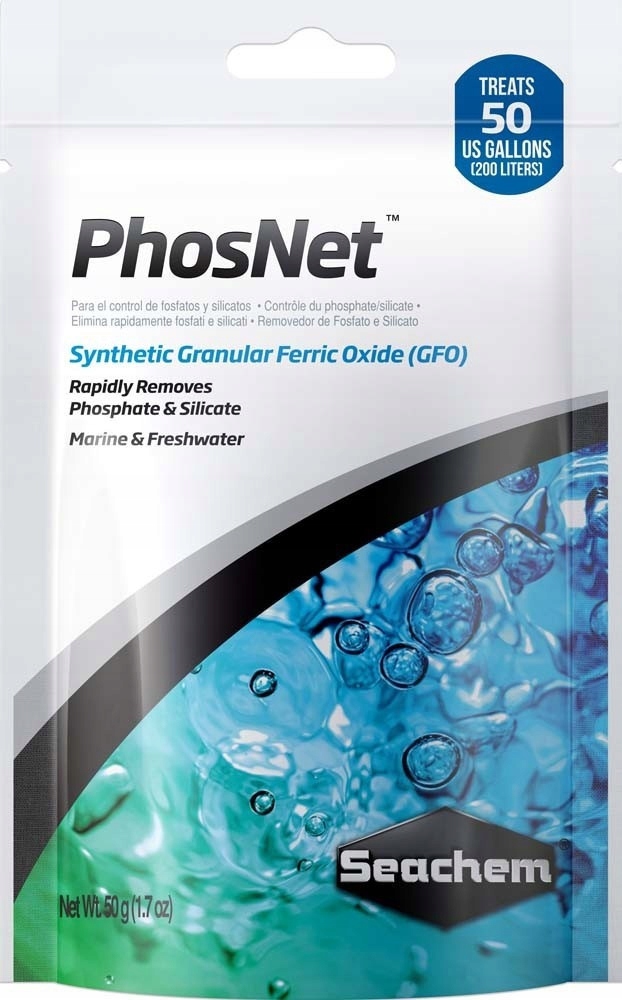 Seachem Phosnet 150 ML Náplň Absorbéru Na Fosfáty PO4 Do Mořského Akvária