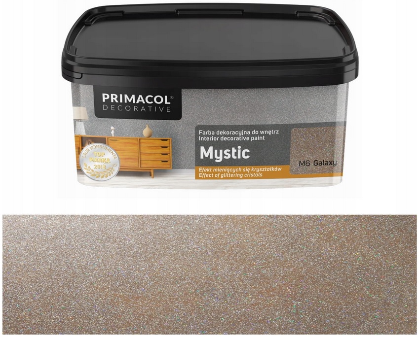 Primacol Mystic Galaxy M6 Farba Dekoracyjna Efekt Kryształków 1L