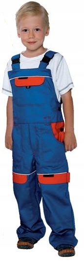 Spodnie OGRODNICZKI DZIECIĘCE robocze DLA DZIECI Elastyczne 100% BAWEŁNA