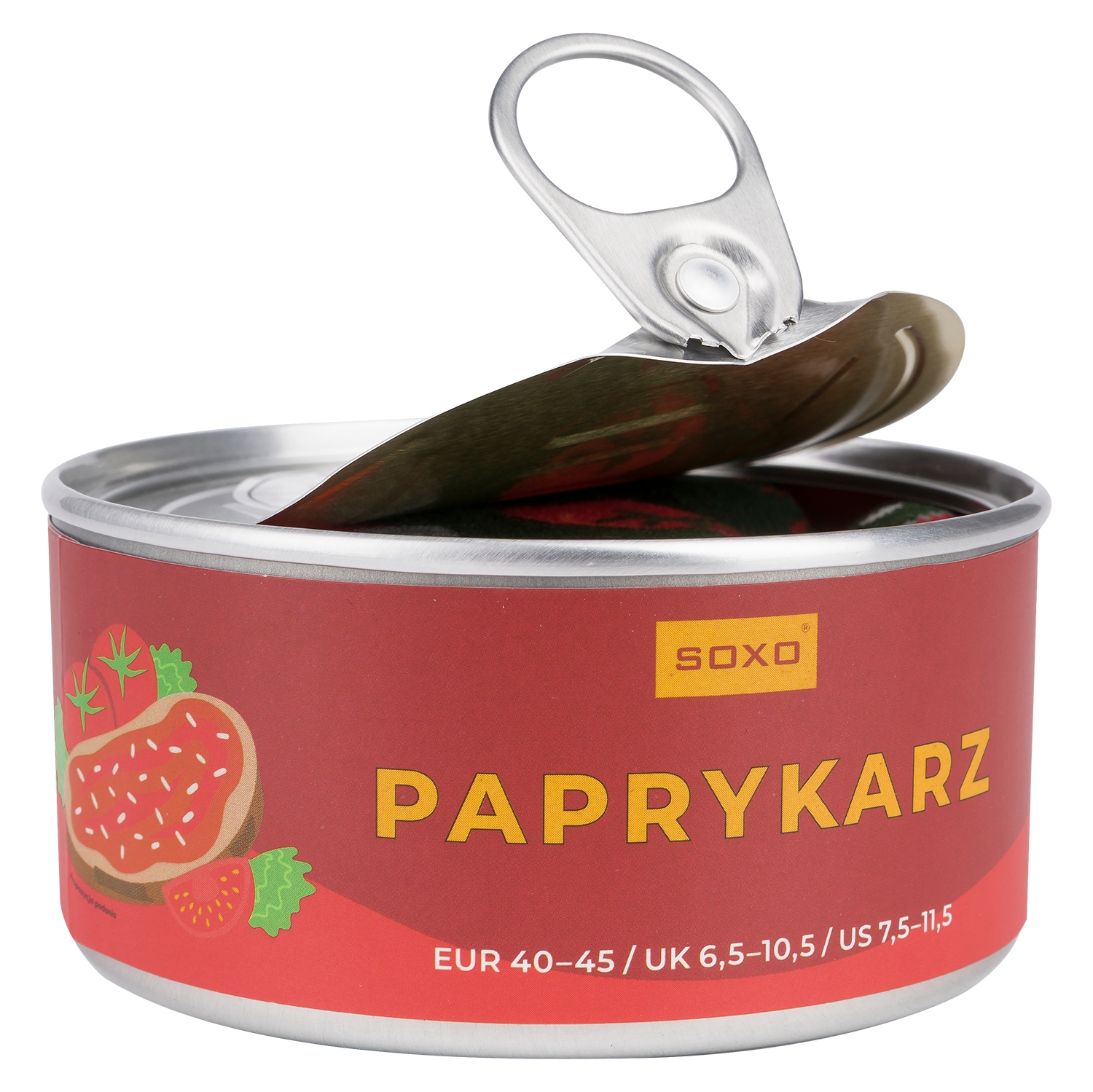 

Skarpetki Paprykarz W Puszce Soxo Śmieszny