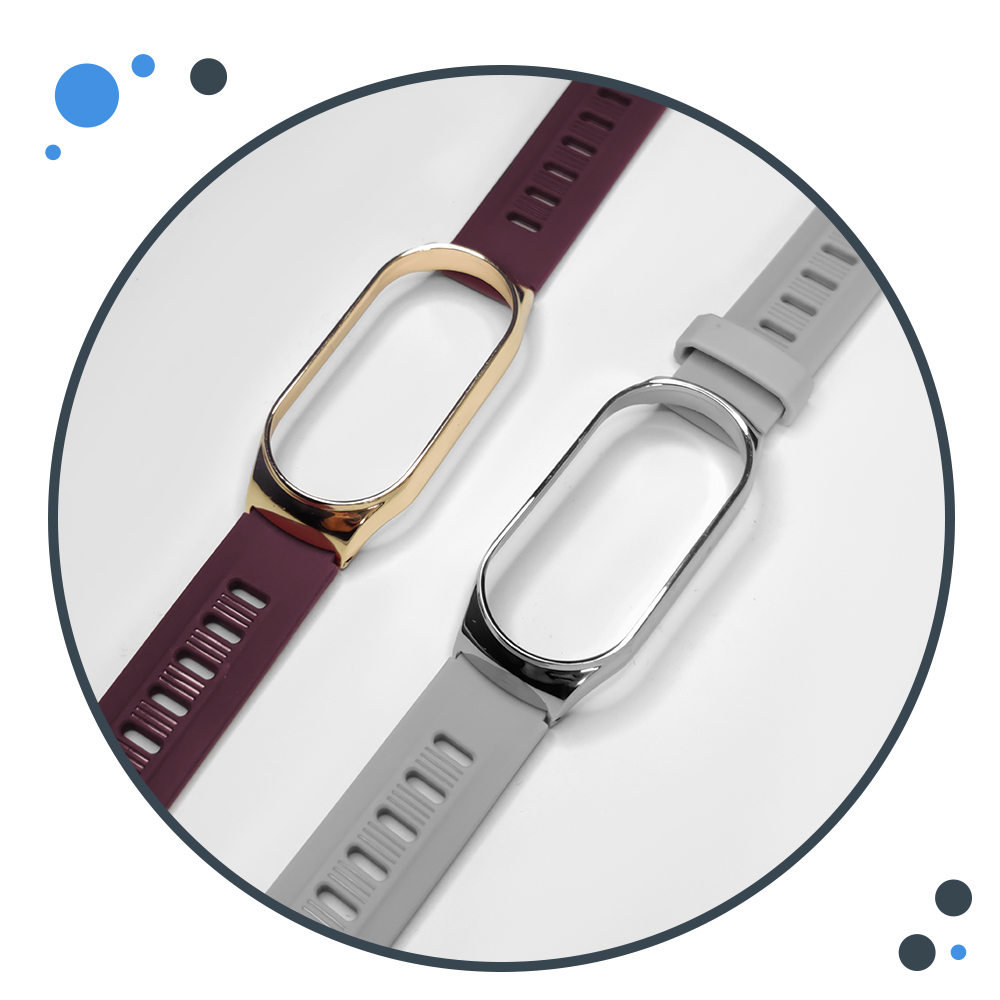 PASEK OPASKA DUO do XIAOMI MI BAND 7 - ELEGANCKI Kompatybilność Xiaomi