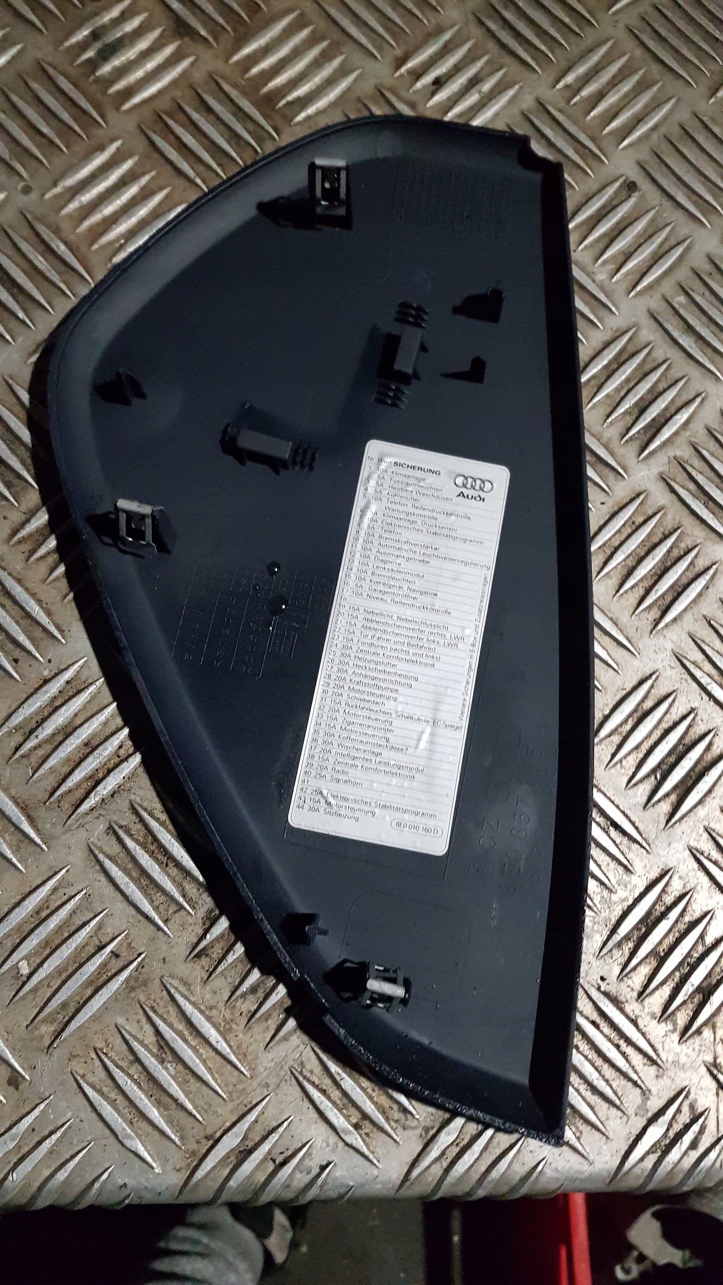 AUDI A4 B6 cover KOKPITU side spoiler left right