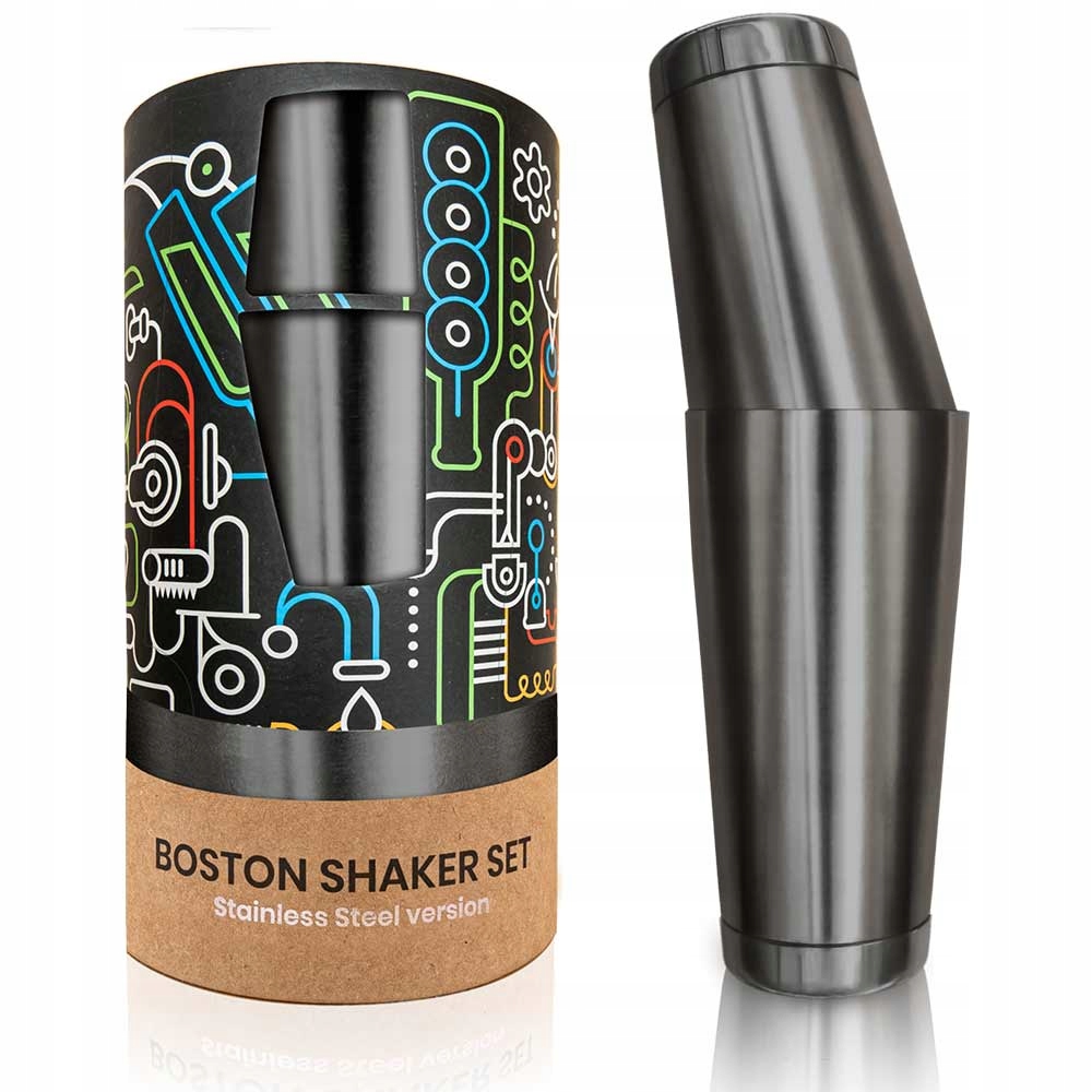 

Shaker barmański bostoński stalowy Tin-Tin 750ml
