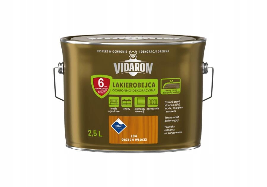 VIDARON Lakb. orzech włoskiL04 2,5L