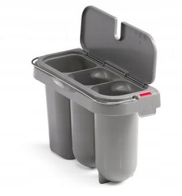 Levně Šedá Toaleta S 3 Komorami (sada Eroy)