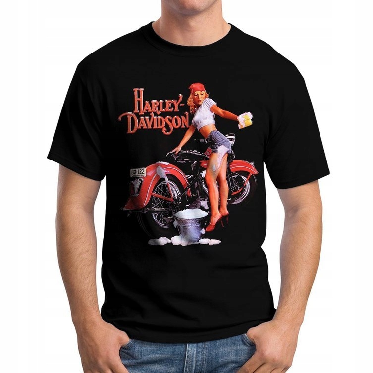 

Koszulka Motor Harley Davidson Pin Up Girl L