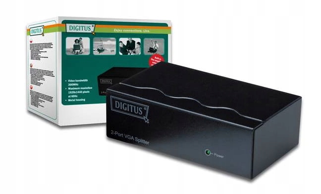 Rozbočovač videa Digitus DS-42110 Vga černý