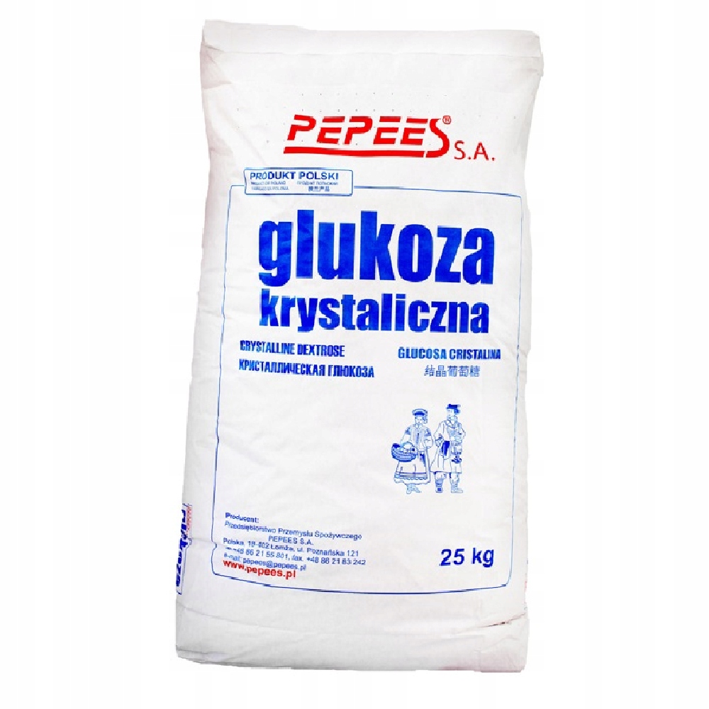 GLUKOZA DEKSTROZA spożywcza krystaliczna 25kg