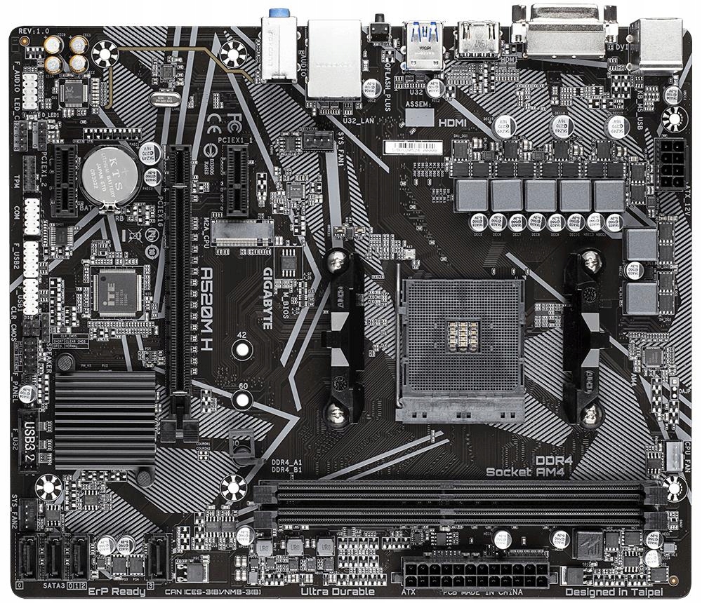 Micro Atx základná doska Gigabyte A520M H