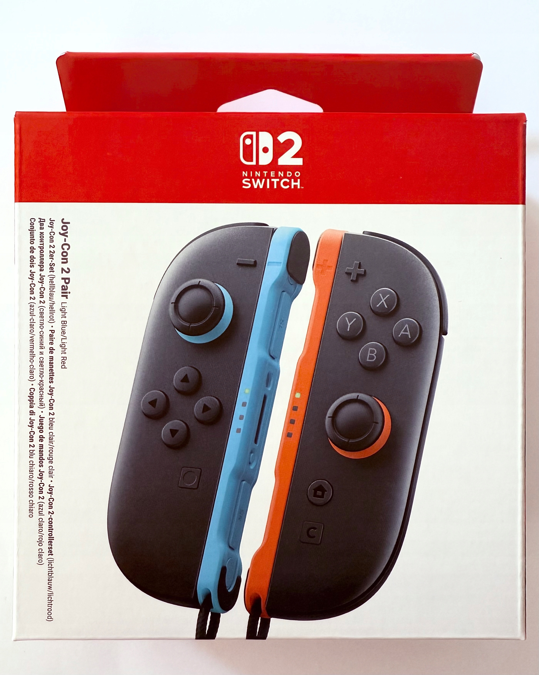 Nintendo NS2 Joy-Con 2 Pair jasnoniebieski/jasnoczerwony (N2P101) Blue Red