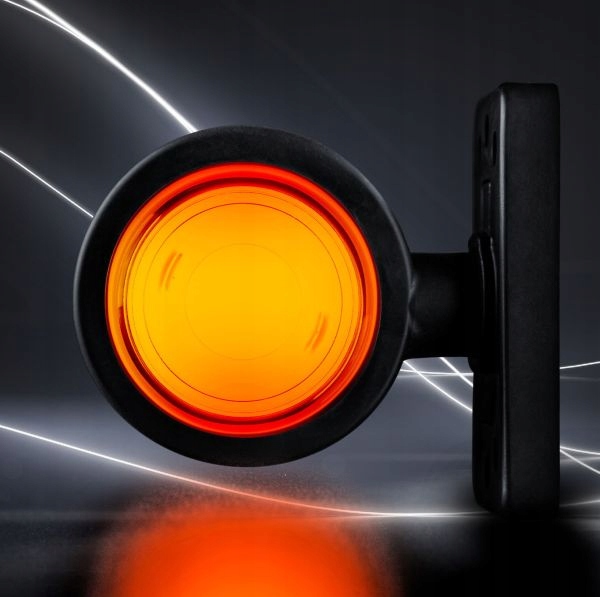 LAMPA OBRYSOWA OBRYSÓWKA VIKING SUPER DARK POMARAŃCZOWA 830427 B-B