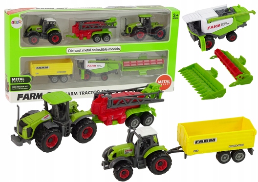 

Zestaw Maszyn Pojazdów Farmerskich 6 szt.