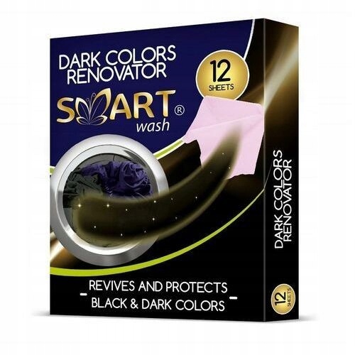 

Smart Wash Chusteczki do Prania Ciemnego 12szt Uk