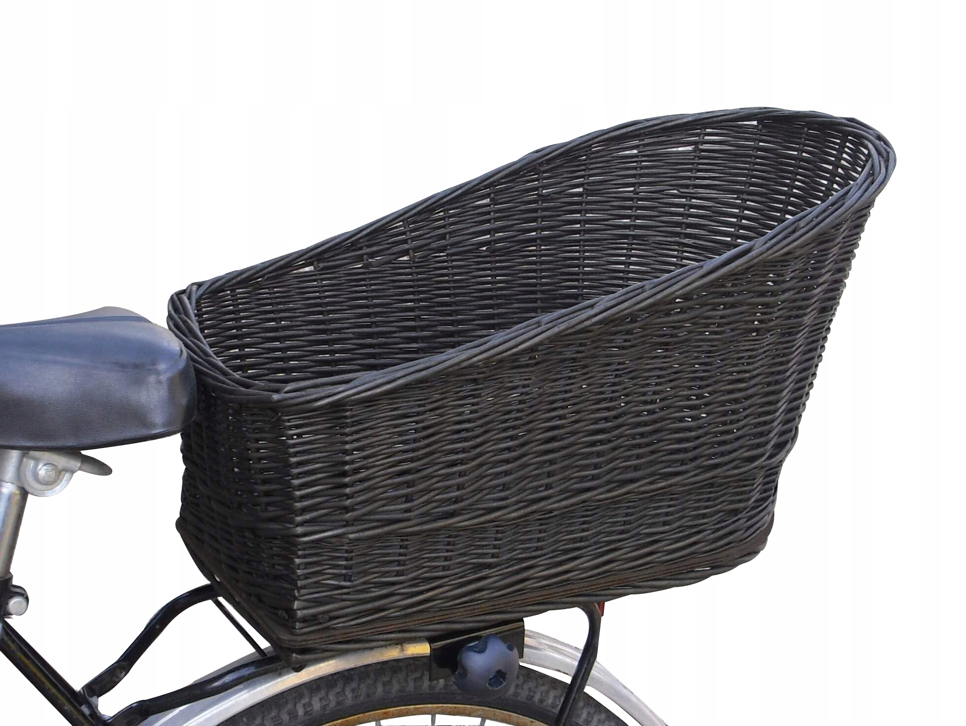 Wiklinowy koszyk na rower Zakupy na bagażnik