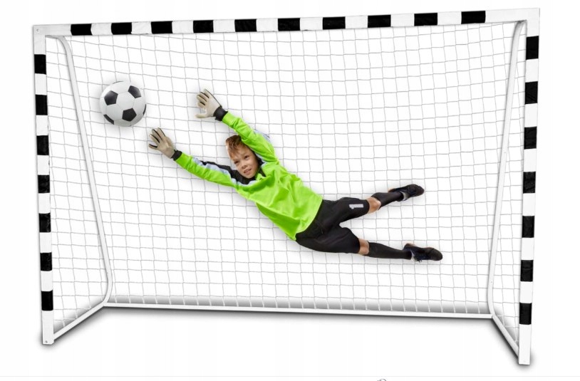 Duża Bramka piłkarska E4 R-sport Metalowa Do Piłki Nożnej 300x200