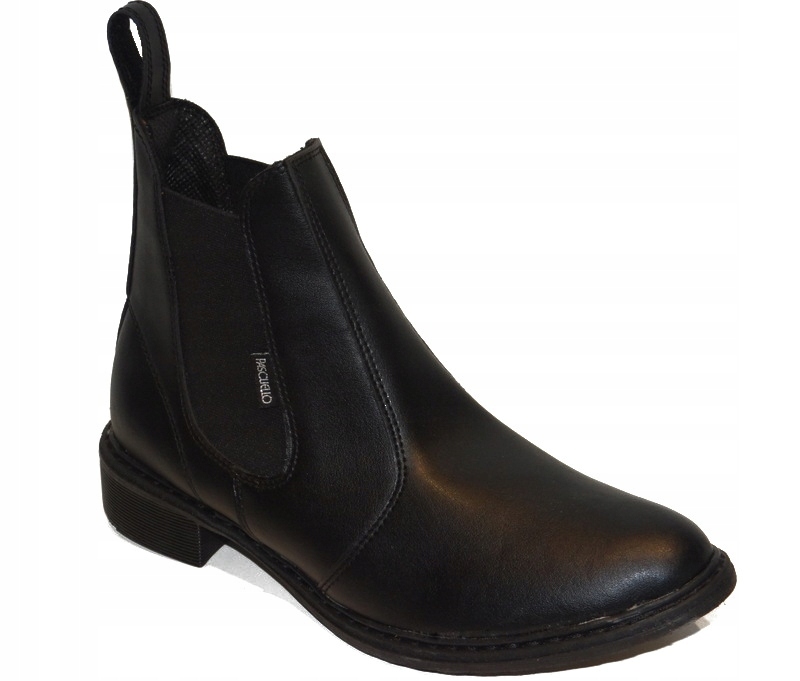 Pascuello, Sztyblety ze skóry syntetycznej Basic Eco 36 czarny