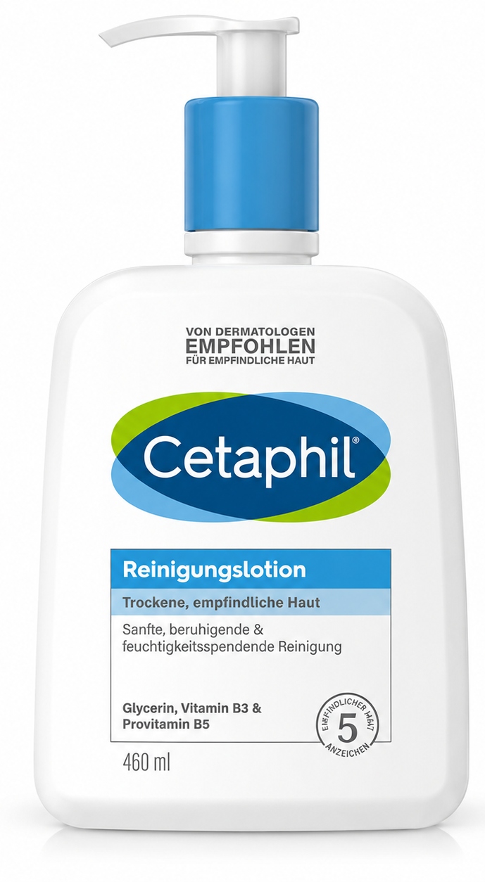 Cetaphil Łagodząca Emulsja Do Mycia Skóry Suchej I Wrażliwej 460 ML
