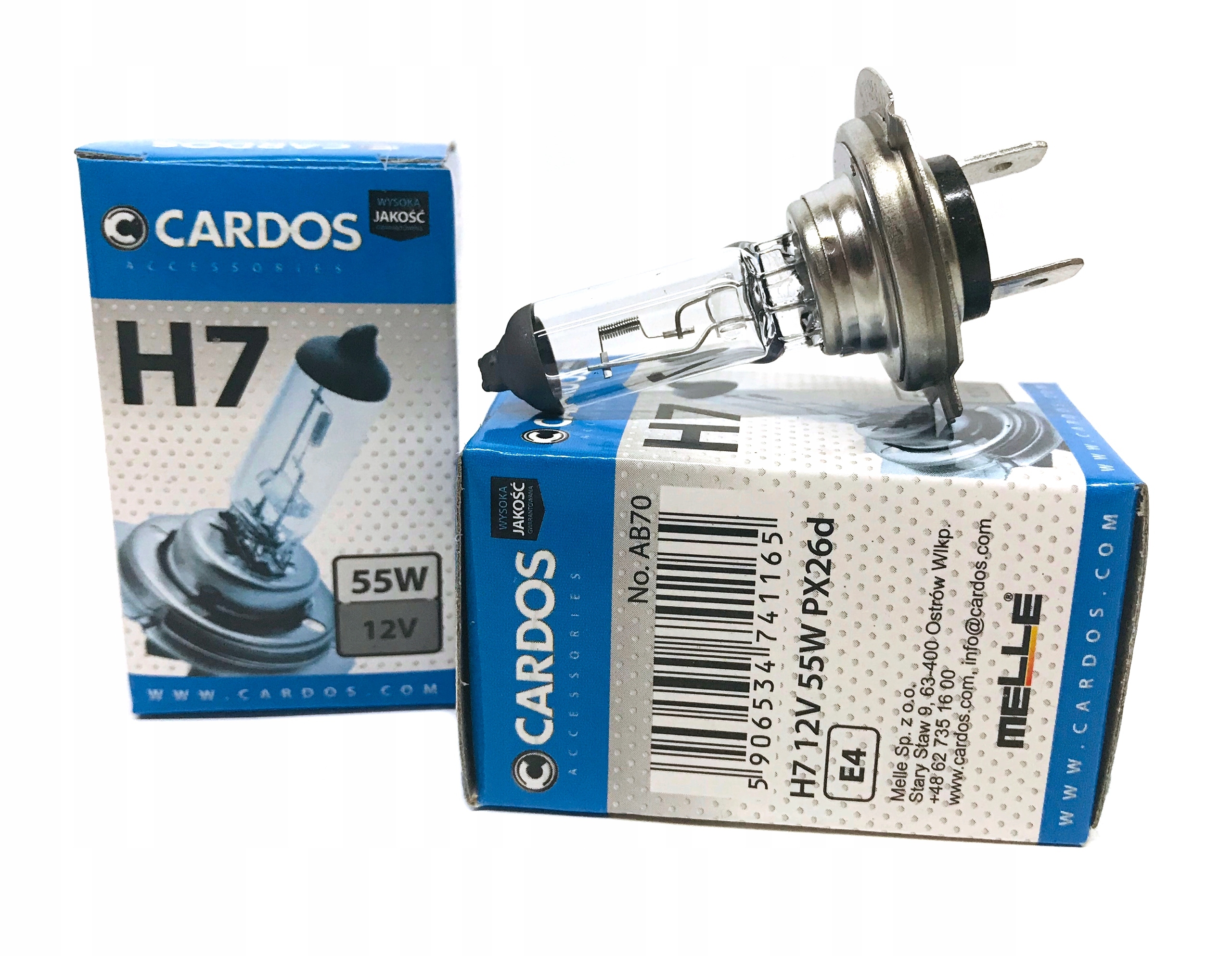 

Żarówka K2 Halogen H7 12V 55W PX26d