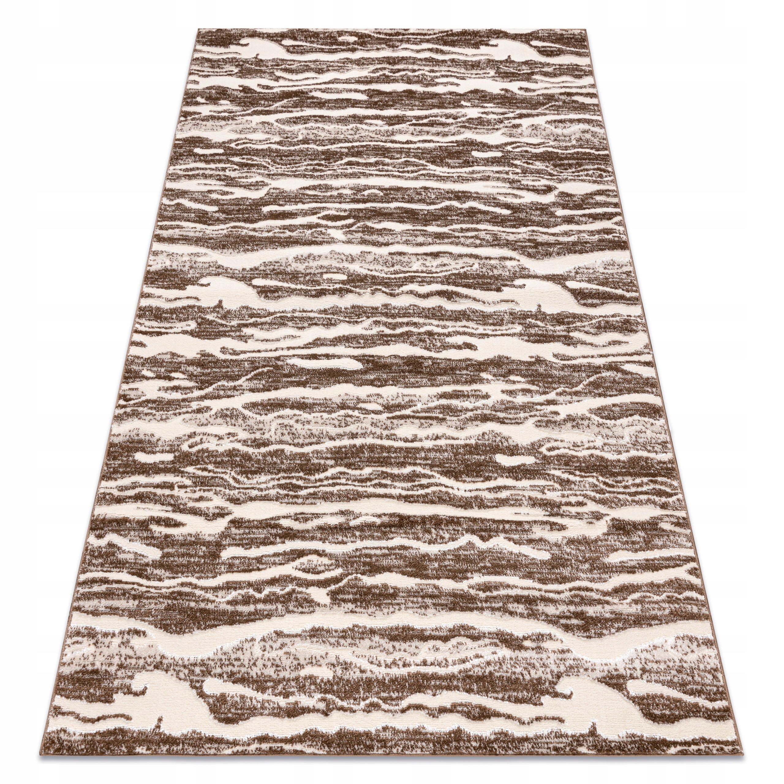 

Dywan Nowoczesny Mefe 240x330 cm Fale brąz #AT3723