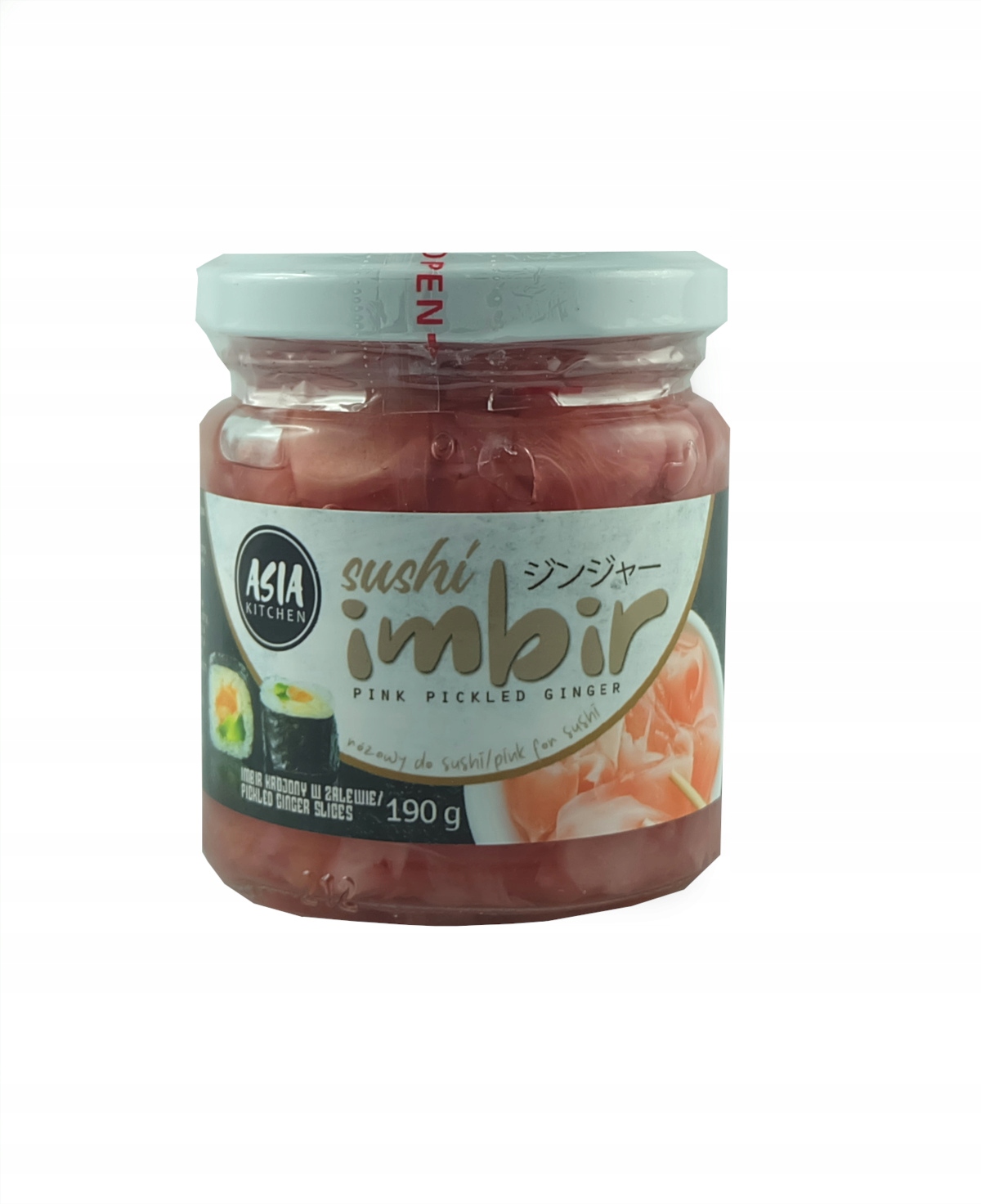 

(dp) Imbir 190 g różowy Asia Kitchen