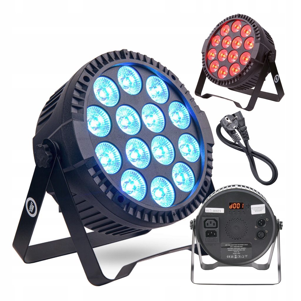 Reflektor Sceniczny Imprezowy Projektor Kolorofon Par Led Rgbw 14x10