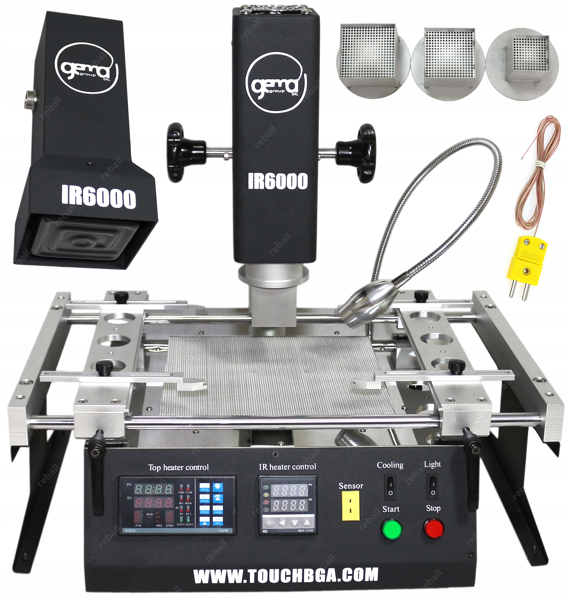 Stacja Lutownicza Bga Smd Do Napraw IR6000 HR6000 3250W Ir Hot Air 2w1 +usb